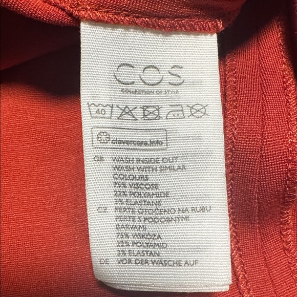 COS Red One Shoulder Dress - Picture 7 of 7